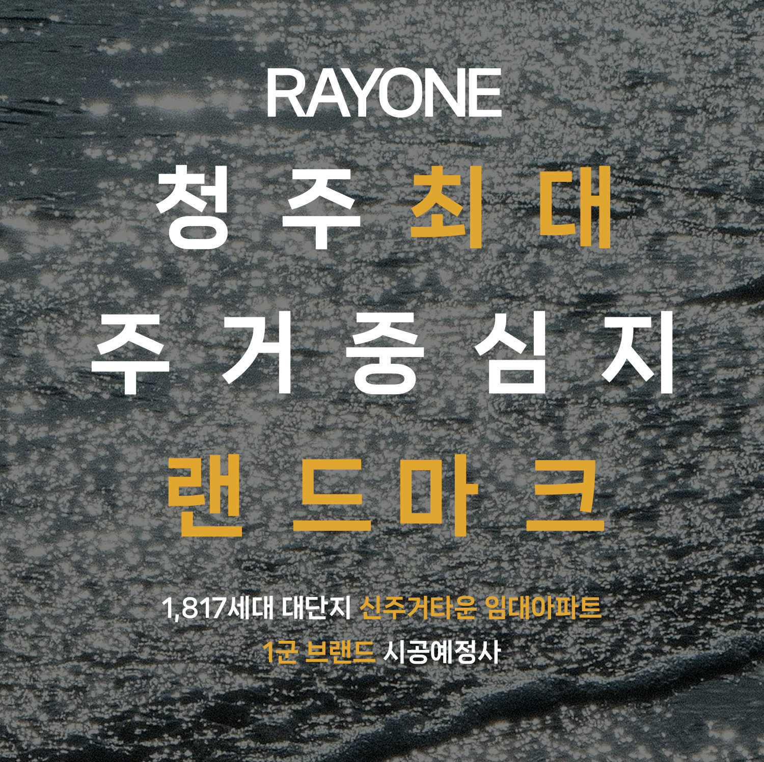 청주 테크노 레이원시티 1군 브랜드 시공 민간임대아파트